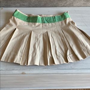 Theory pleated mini skirt sz 8